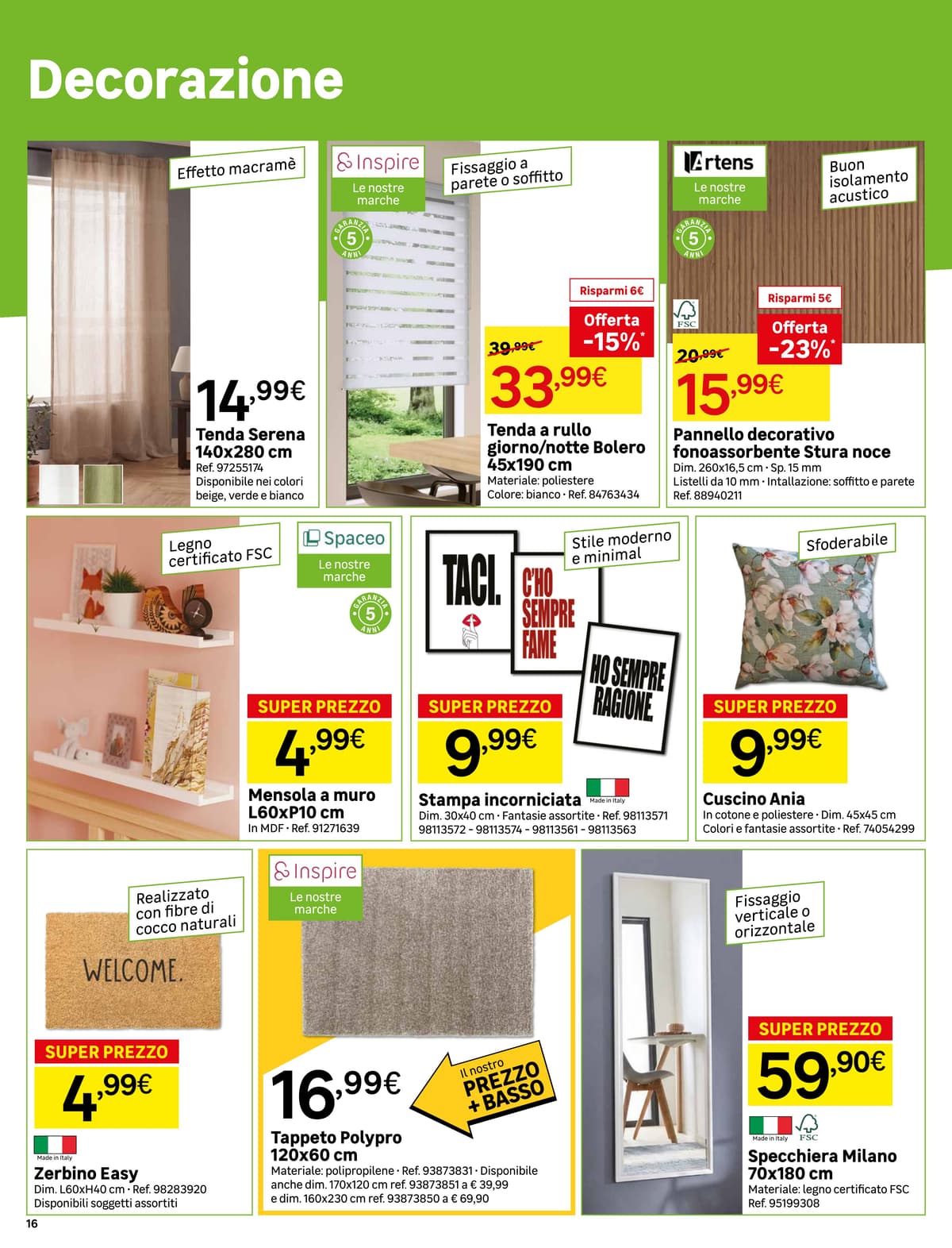 Pagina 16. del volantino Leroy Merlin - Riorganizzare casa e giardino