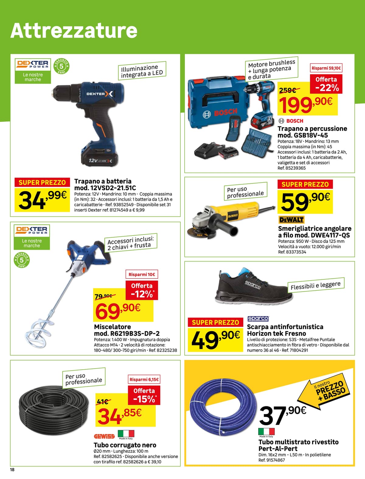 Pagina 18. del volantino Leroy Merlin - Riorganizzare casa e giardino