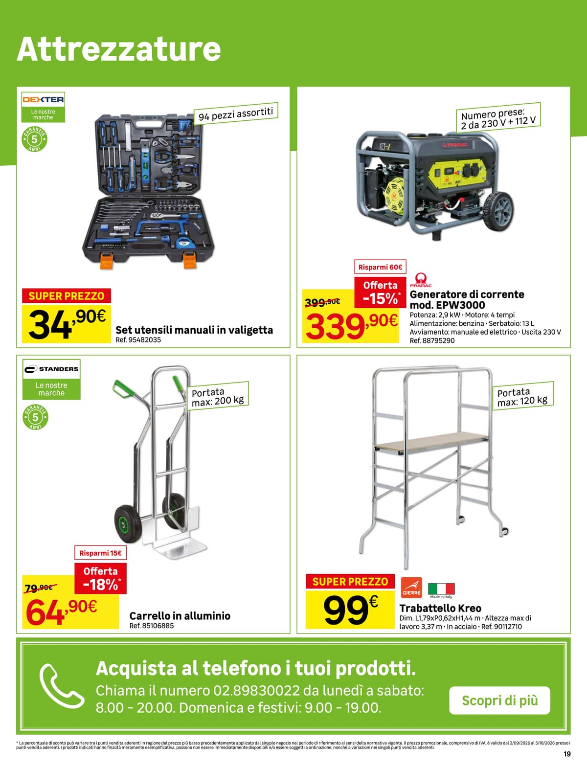 Pagina 19. del volantino Leroy Merlin - Riorganizzare casa e giardino