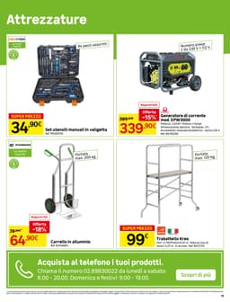 Pagina 19 del volantino Leroy Merlin Riorganizzare casa e giardino