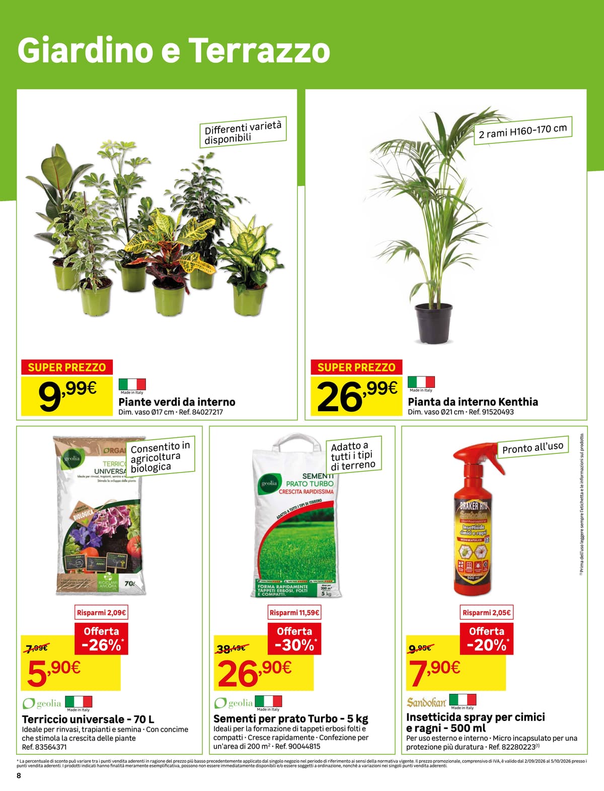 Pagina 8. del volantino Leroy Merlin - Riorganizzare casa e giardino