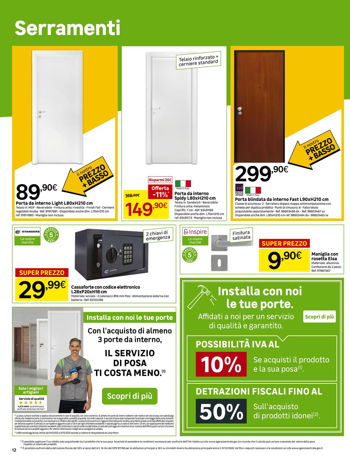 Pagina 12. del volantino Leroy Merlin - Festa della casa