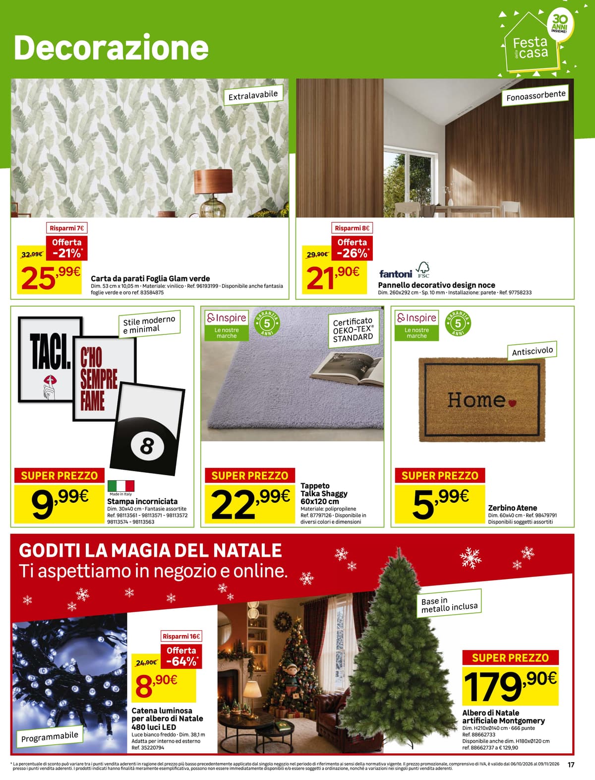 Pagina 17. del volantino Leroy Merlin - Festa della casa