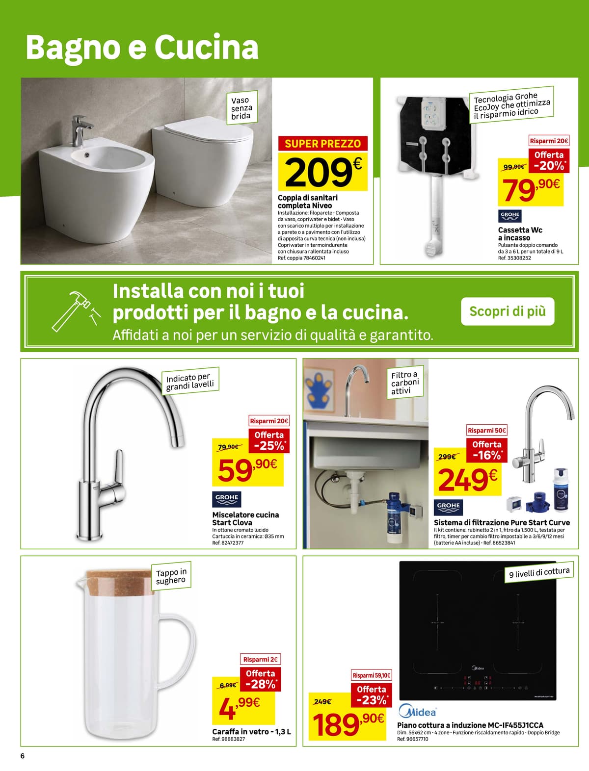 Pagina 6. del volantino Leroy Merlin - Festa della casa