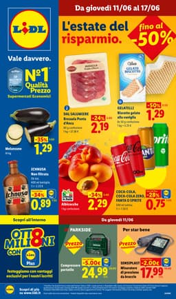 Pagina 1 del volantino Lidl Offerte della settimana