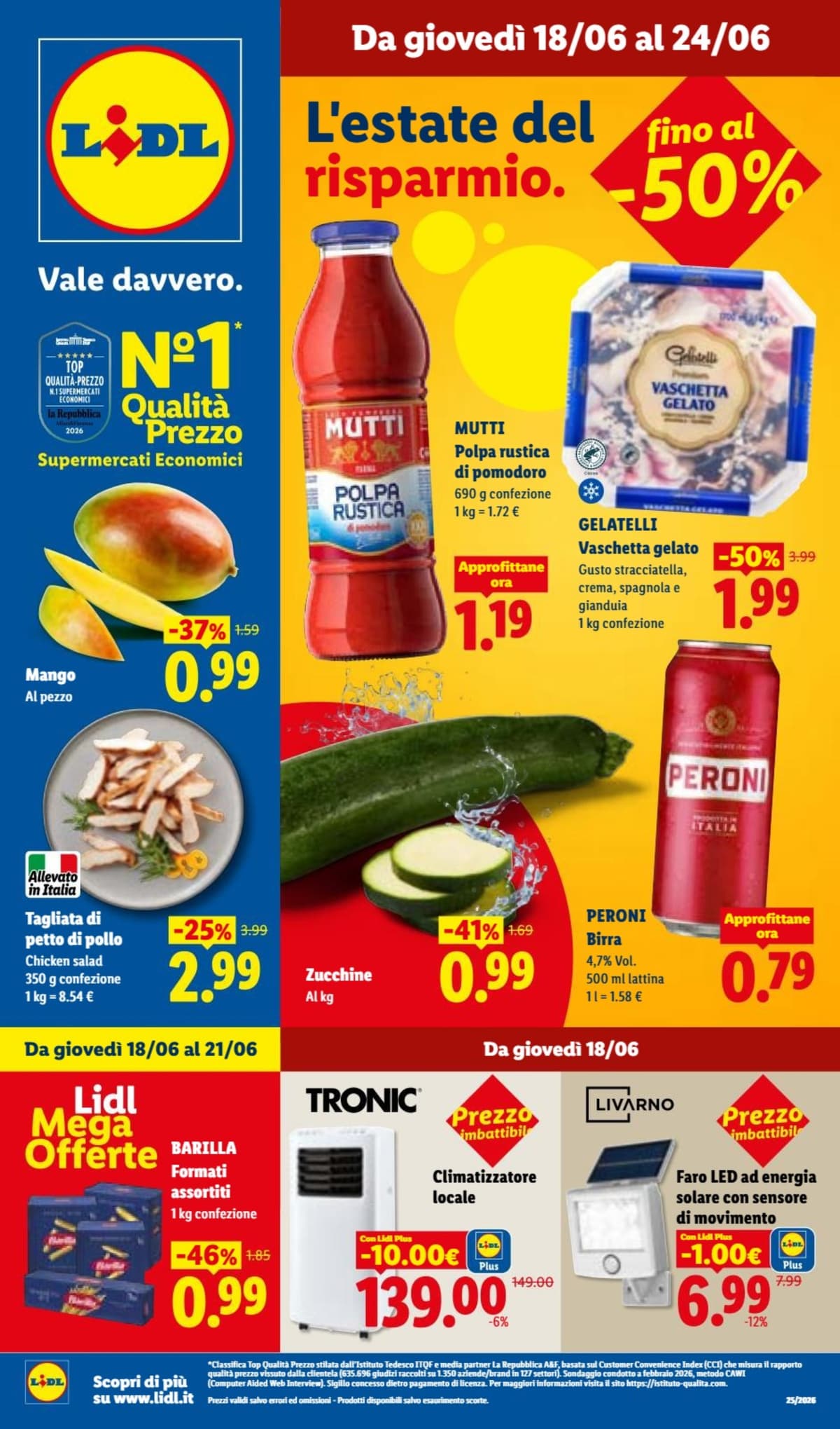 Volantino Lidl del 18/06/2026 - L'Estate Del Risparmio