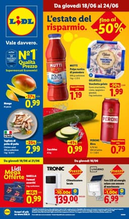 Pagina 1 del volantino Lidl L'Estate Del Risparmio