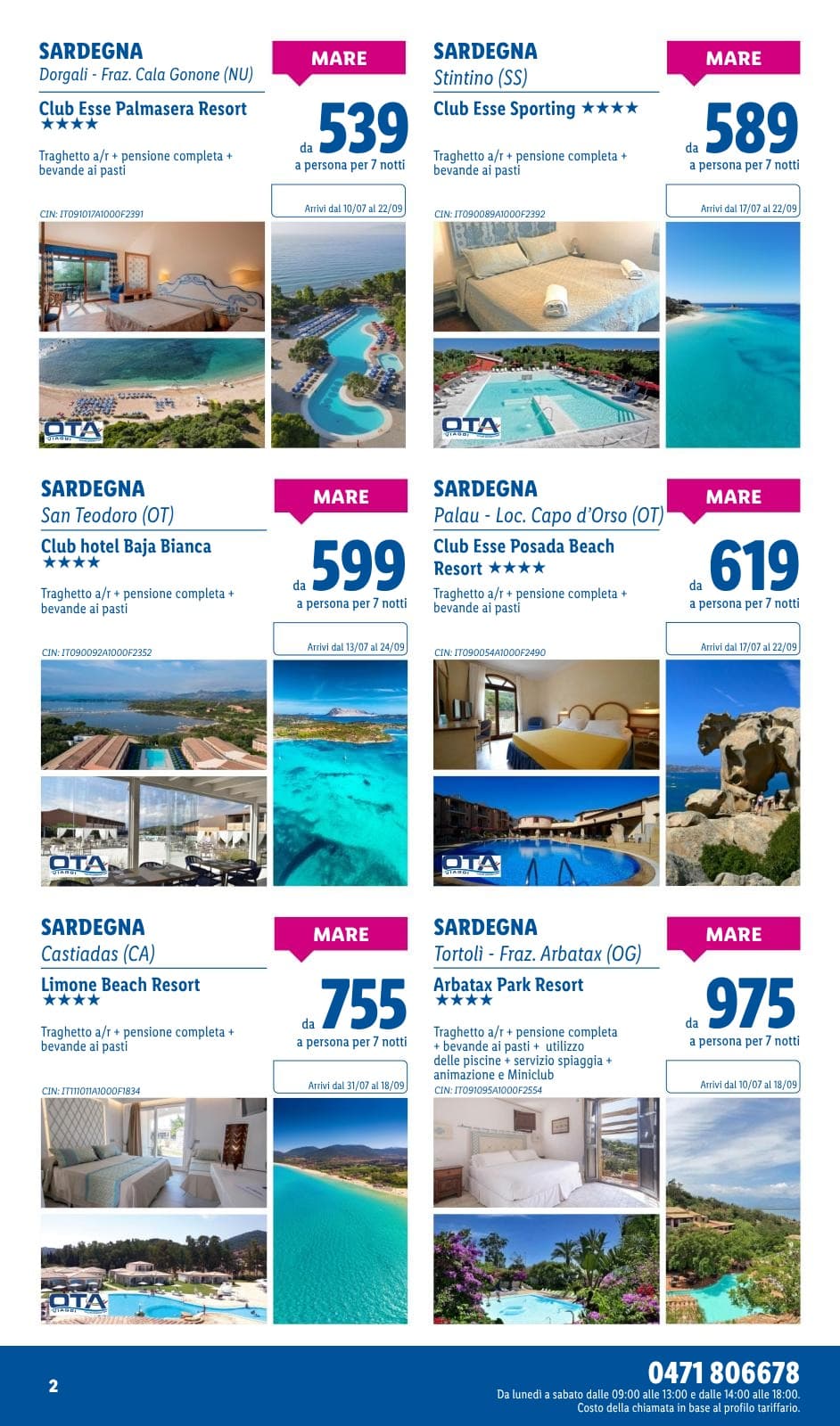 Pagina 2. del volantino Lidl - I viaggi del mese
