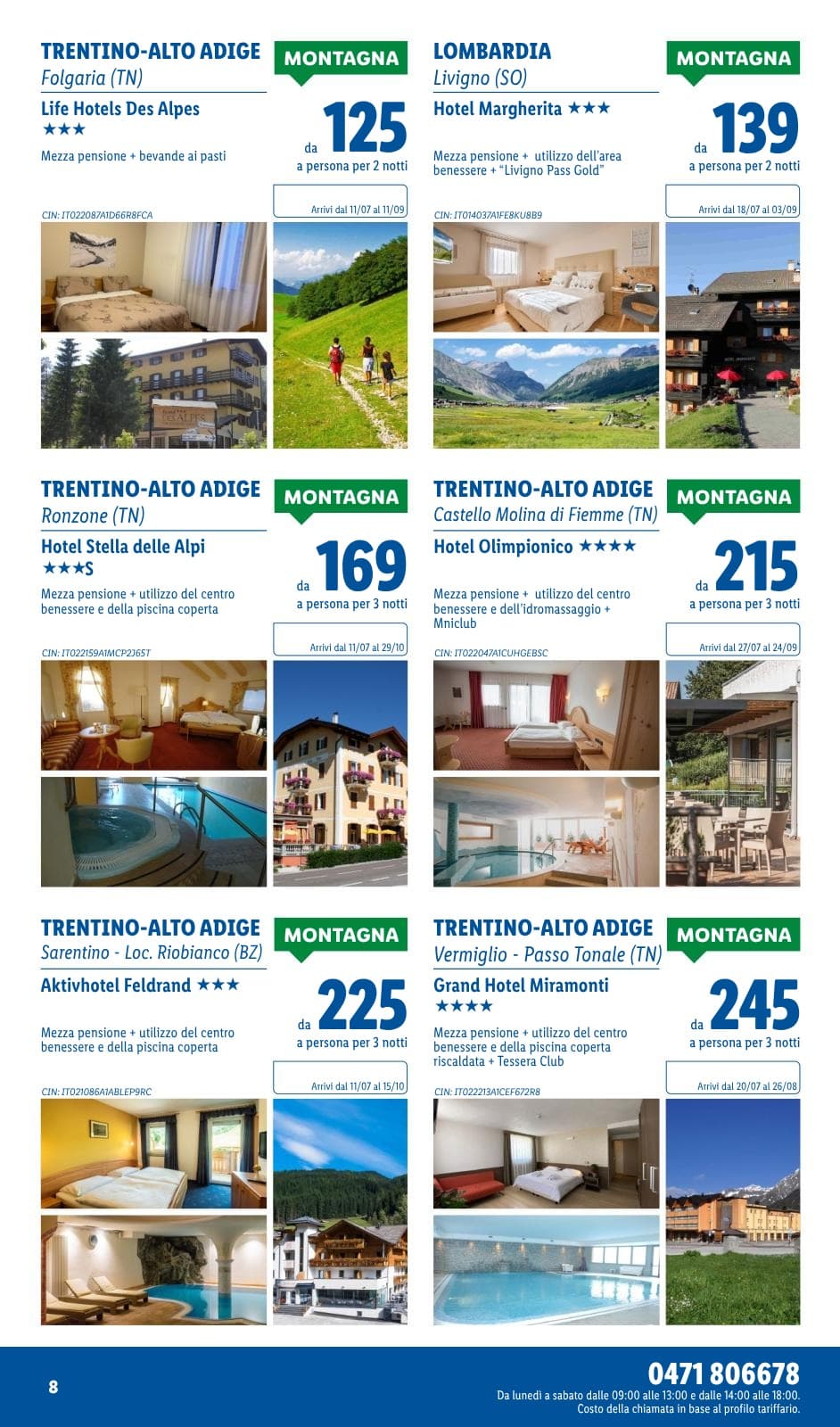 Pagina 8. del volantino Lidl - I viaggi del mese