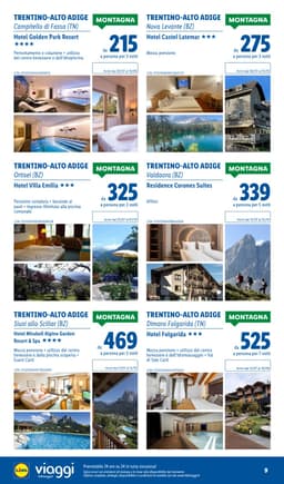 Pagina 9 del volantino Lidl I viaggi del mese