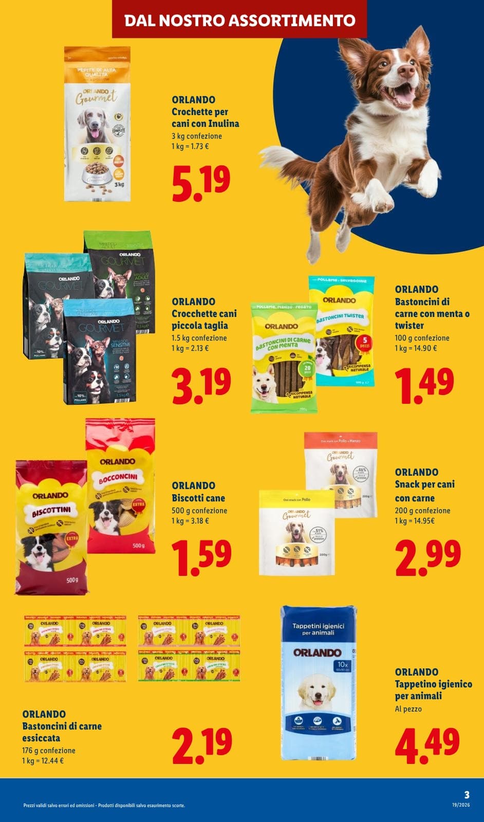 Pagina 3. del volantino Lidl - Amici A Quattro Zampe dal 14/07/2026