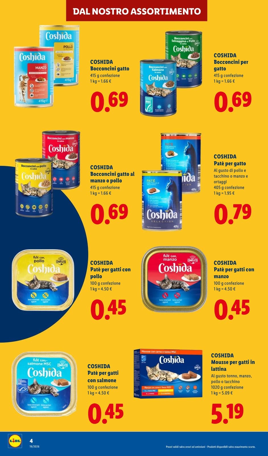 Pagina 4. del volantino Lidl - Amici A Quattro Zampe dal 14/07/2026