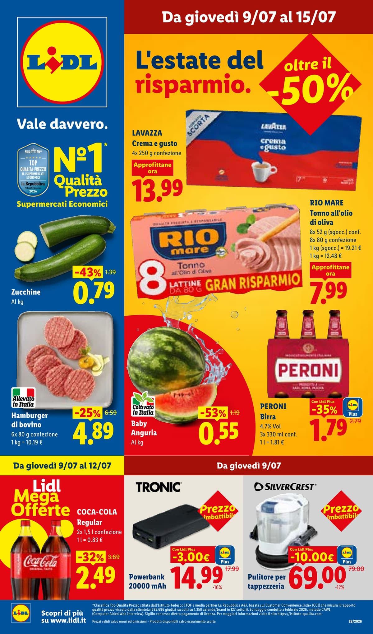 Pagina 1. del volantino Lidl - L'Estate Del Risparmio