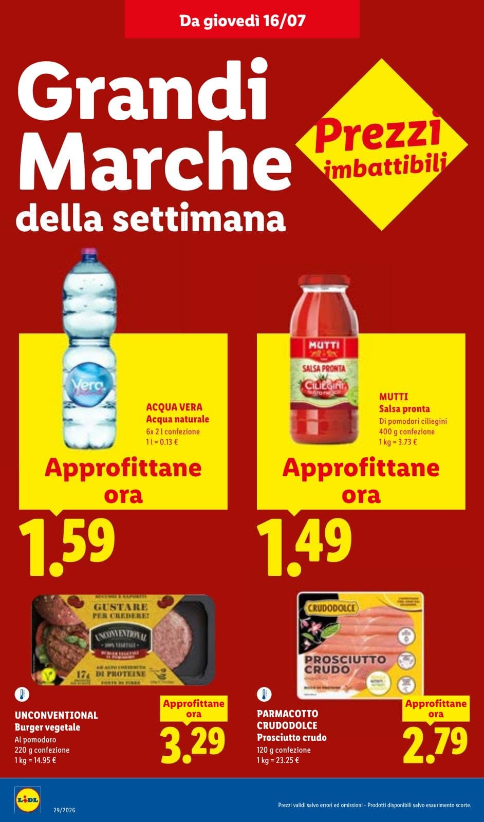 Pagina 16. del volantino Lidl - L'Estate Del Risparmio dal 14/07/2026