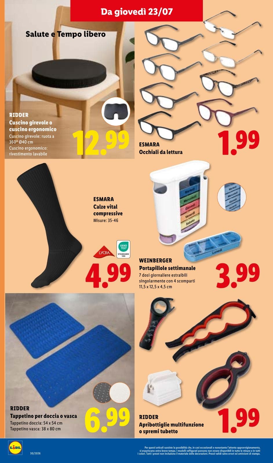 Pagina 30. del volantino Lidl - L'Estate Del Risparmio dal 28/07/2026