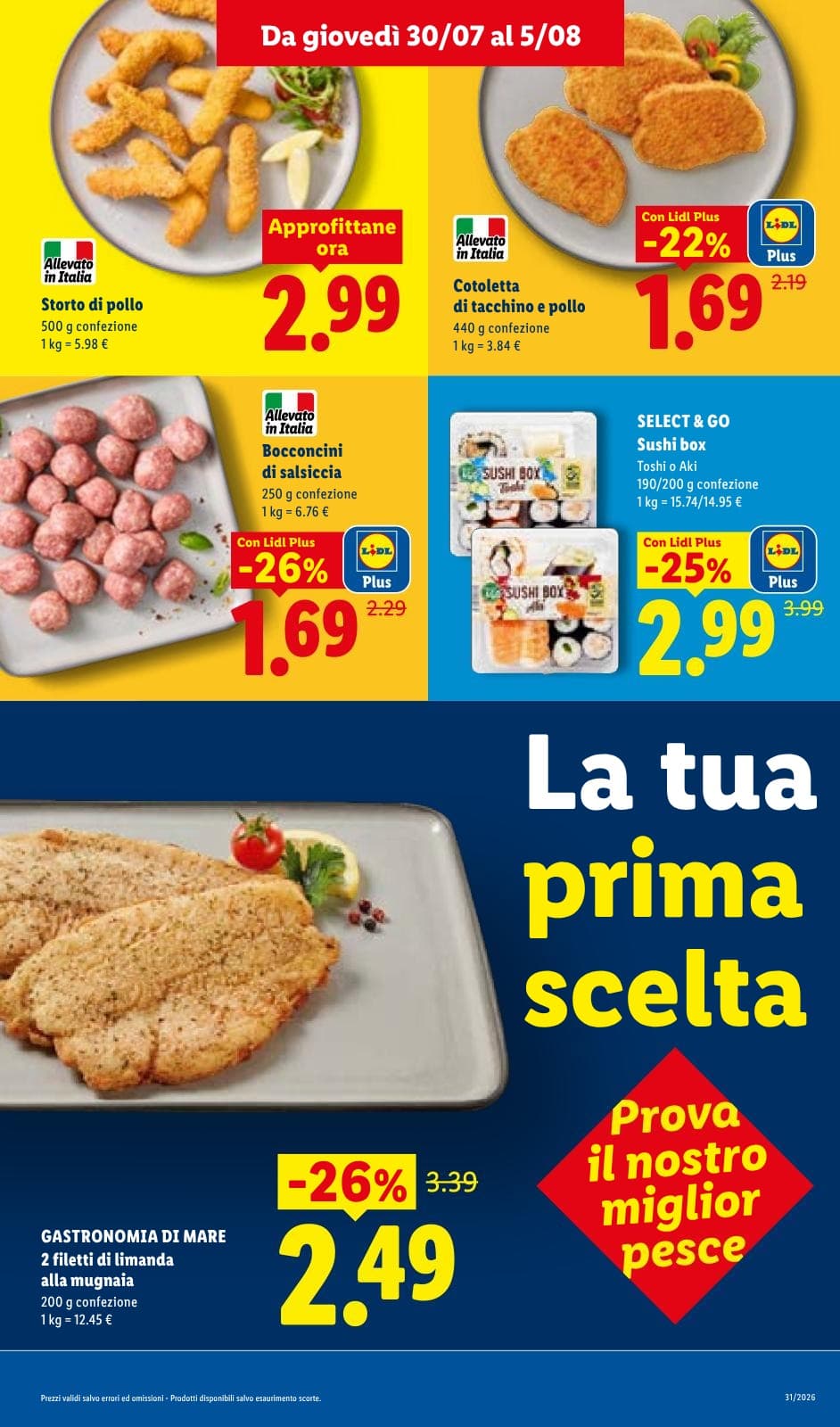 Pagina 7. del volantino Lidl - L'estate del risparmio dal 28/07/2026