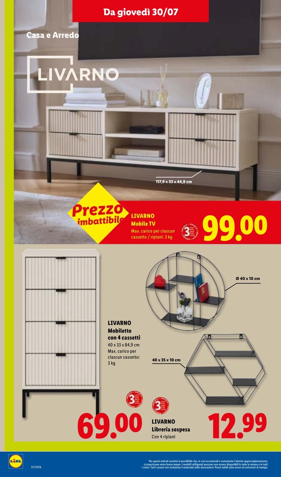Pagina 26. del volantino Lidl - L'estate del risparmio dal 28/07/2026