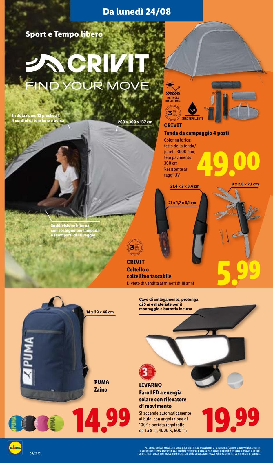 Pagina 36. del volantino Lidl - XXL dal 23/08/2026