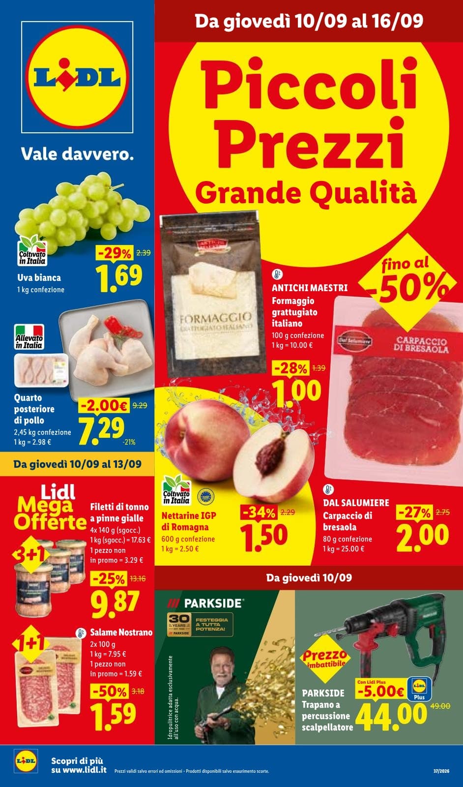 Lidl katalog Piccoli Prezzi, 10/09/2026 – 16/09/2026