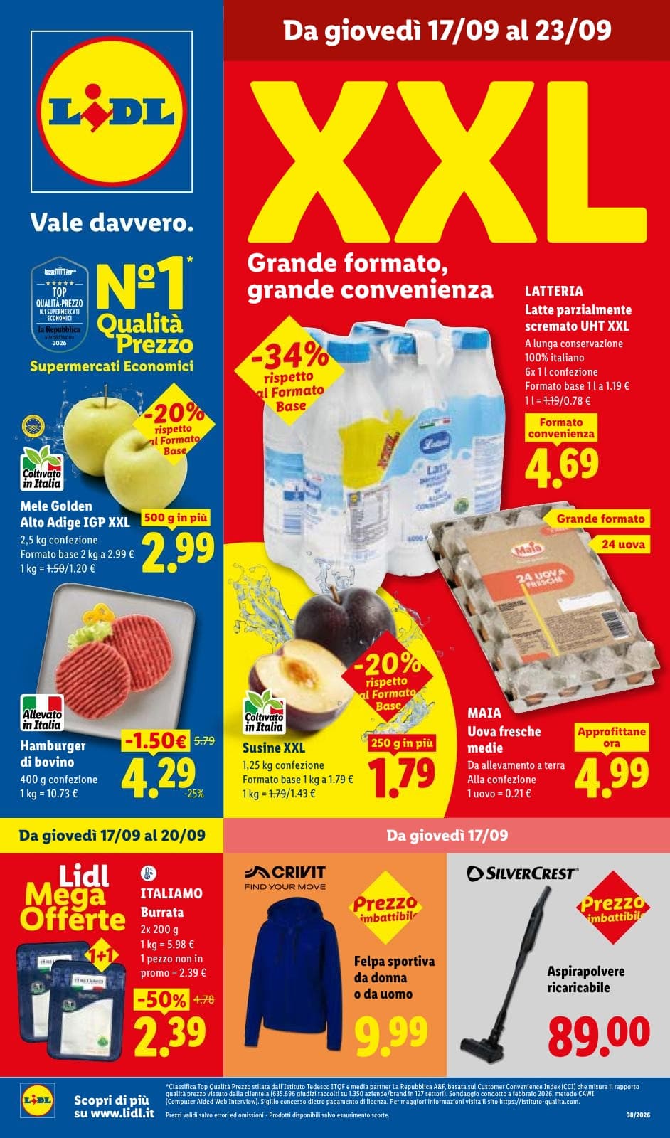 Lidl katalog XXL, 17/09/2026 – 23/09/2026