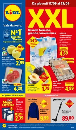 Pagina 1 del volantino Lidl XXL