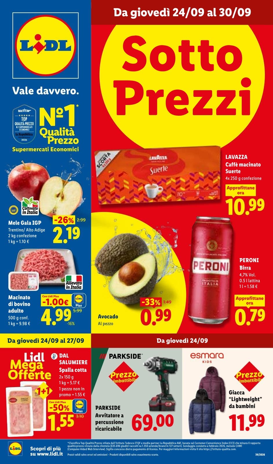 Lidl katalog Sotto Prezzi, 24/09/2026 – 30/09/2026
