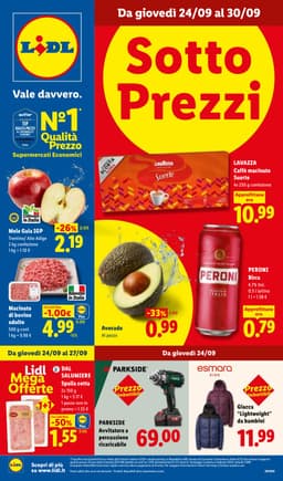 Pagina 1 del volantino Lidl Sotto Prezzi