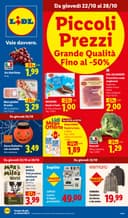 Copertina del volantino Lidl Piccoli Prezzi