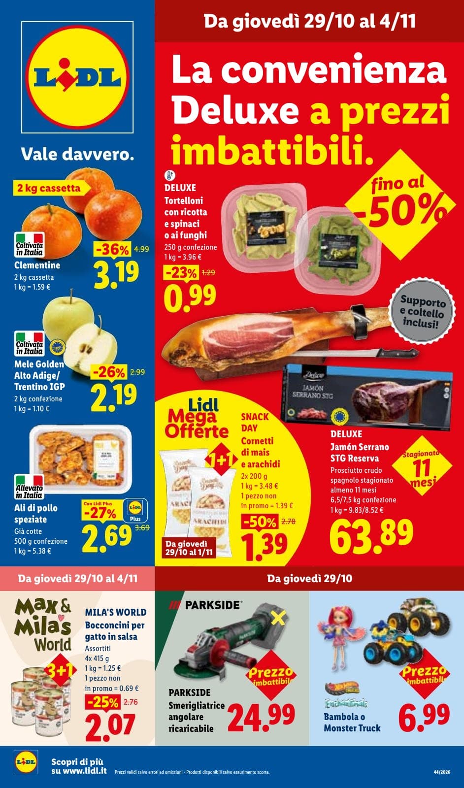 Pagina 1. del volantino Lidl - La convenienza deluxe