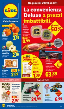 Pagina 1 del volantino Lidl La convenienza deluxe