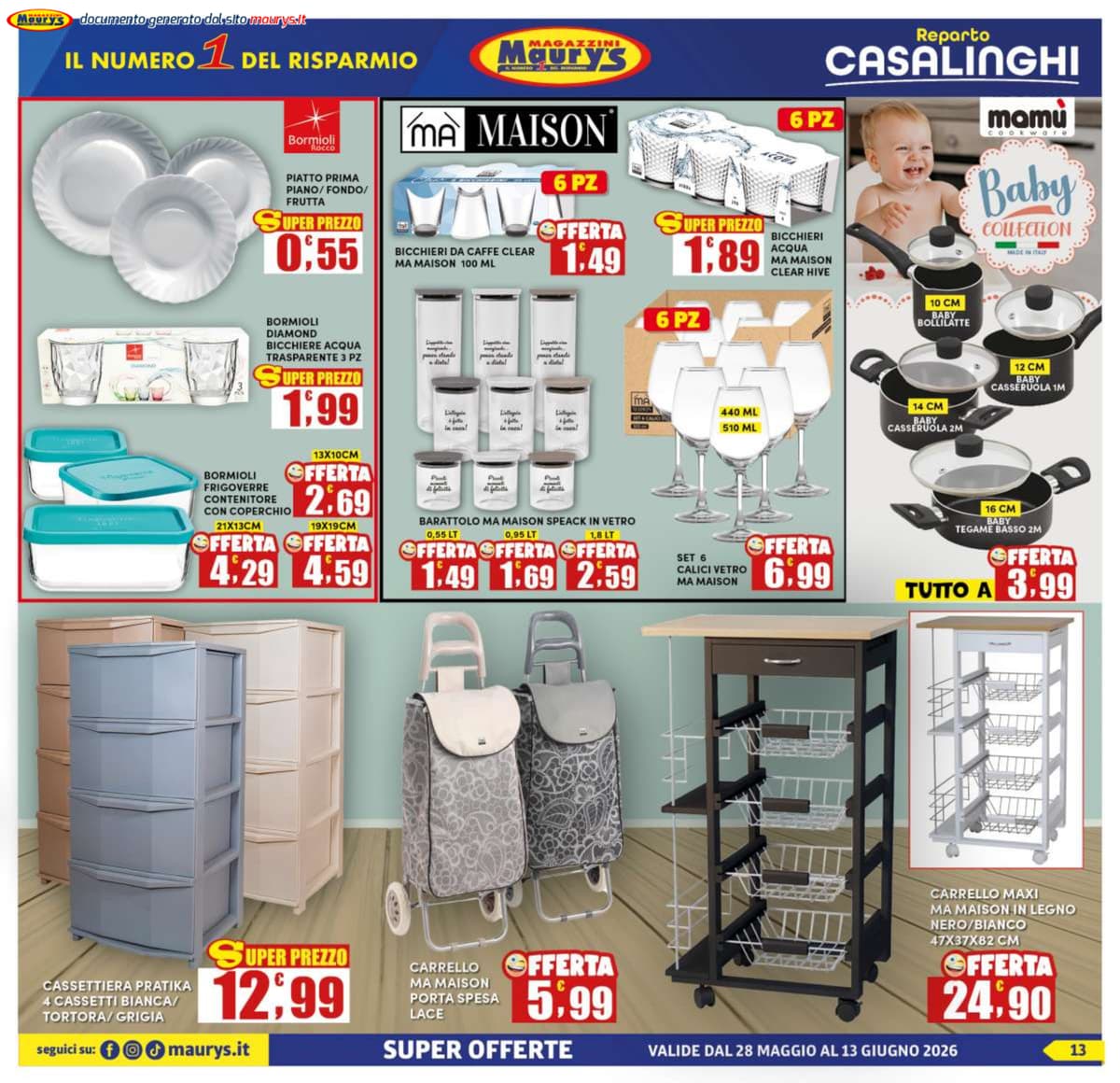 Pagina 13. del volantino Maury's - Offerte Speciali dal 13/06/2026