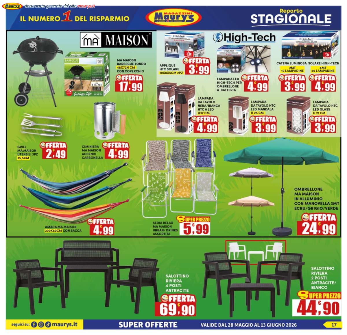 Pagina 17. del volantino Maury's - Offerte Speciali dal 13/06/2026