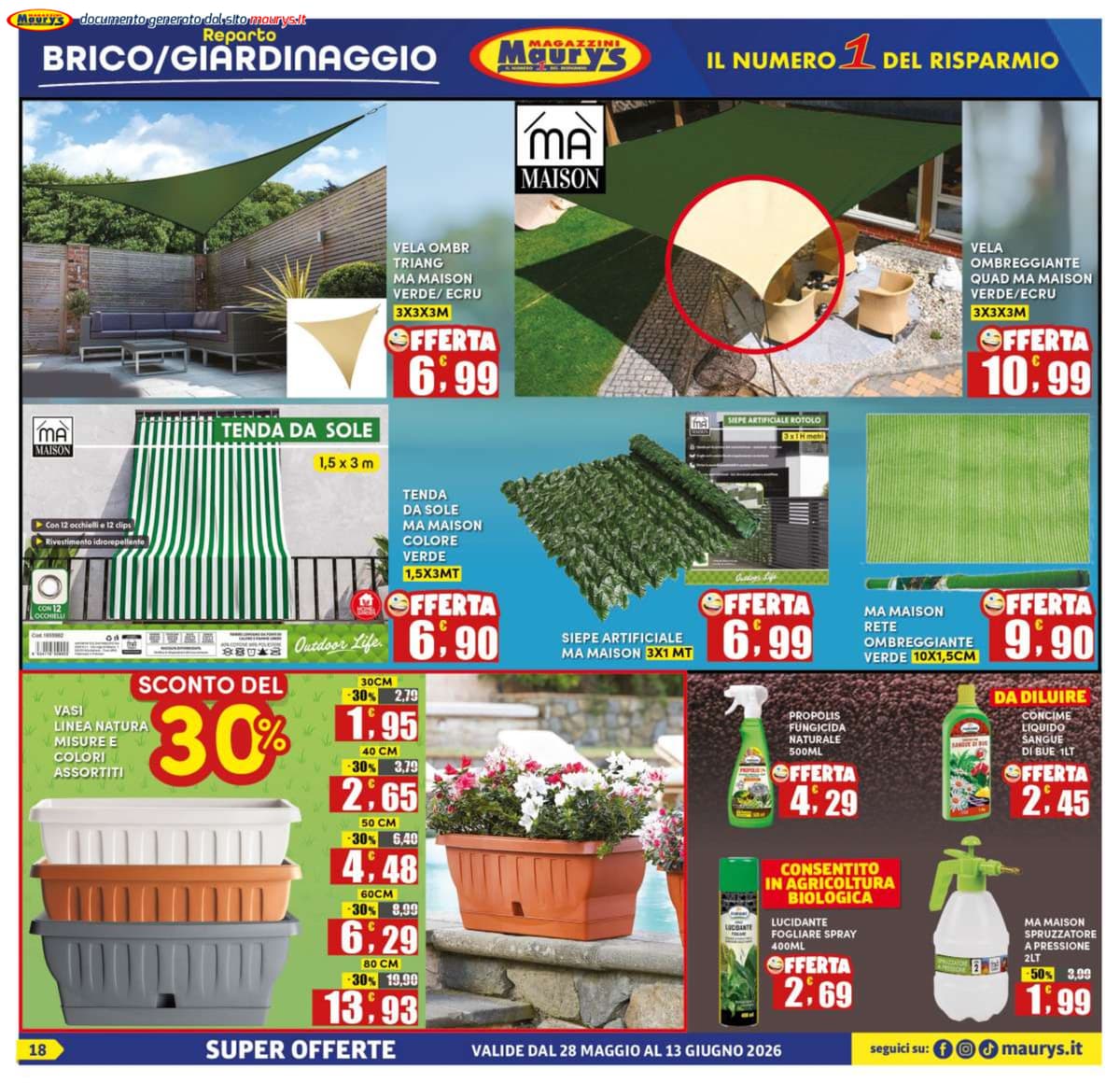 Pagina 18. del volantino Maury's - Offerte Speciali
