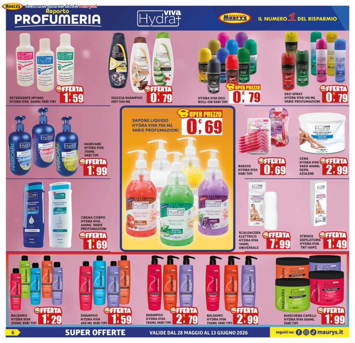 Pagina 6. del volantino Maury's - Offerte Speciali dal 13/06/2026
