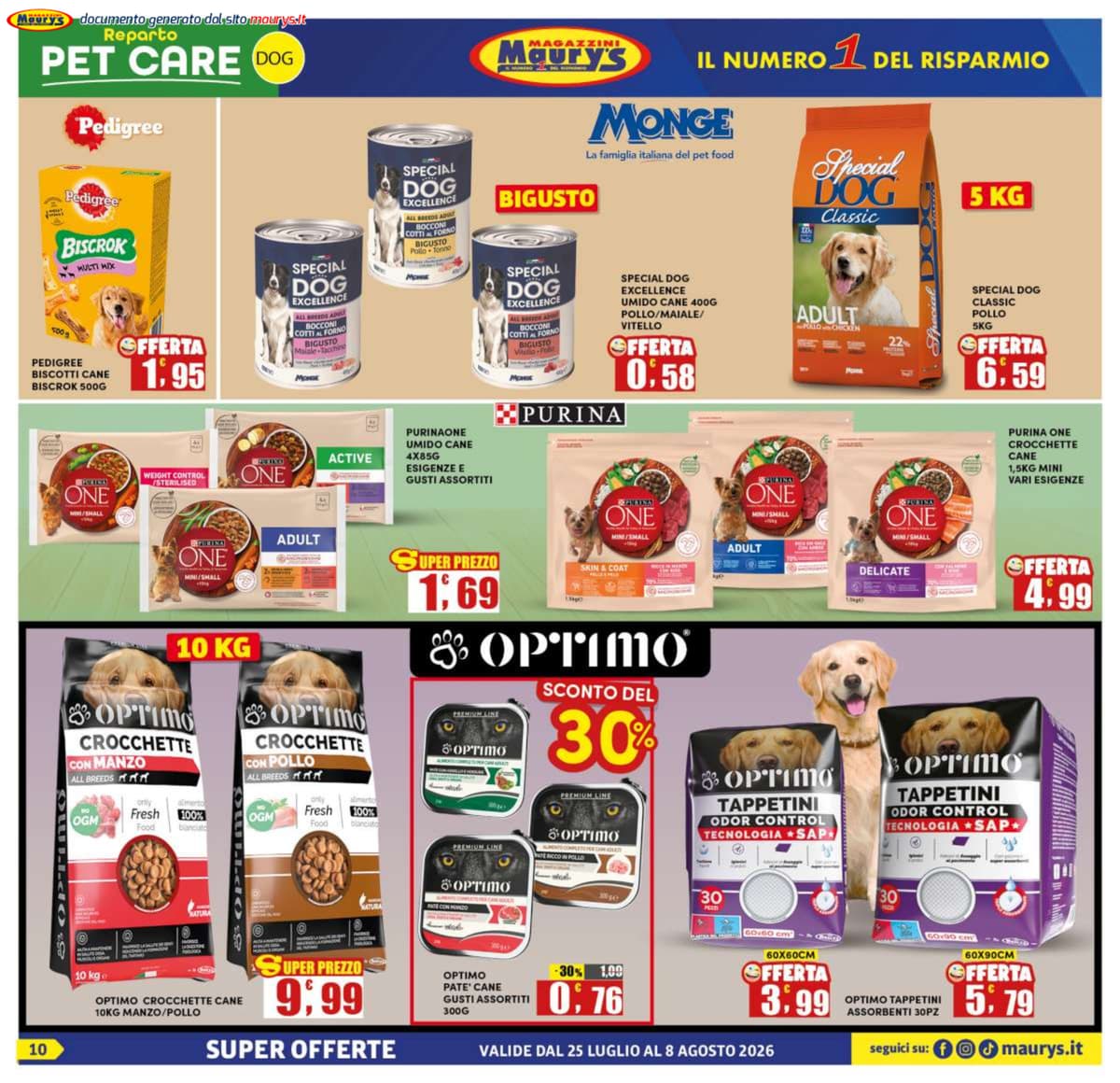 Pagina 10. del volantino Maury's - Offerte da spiaggia dal 28/07/2026
