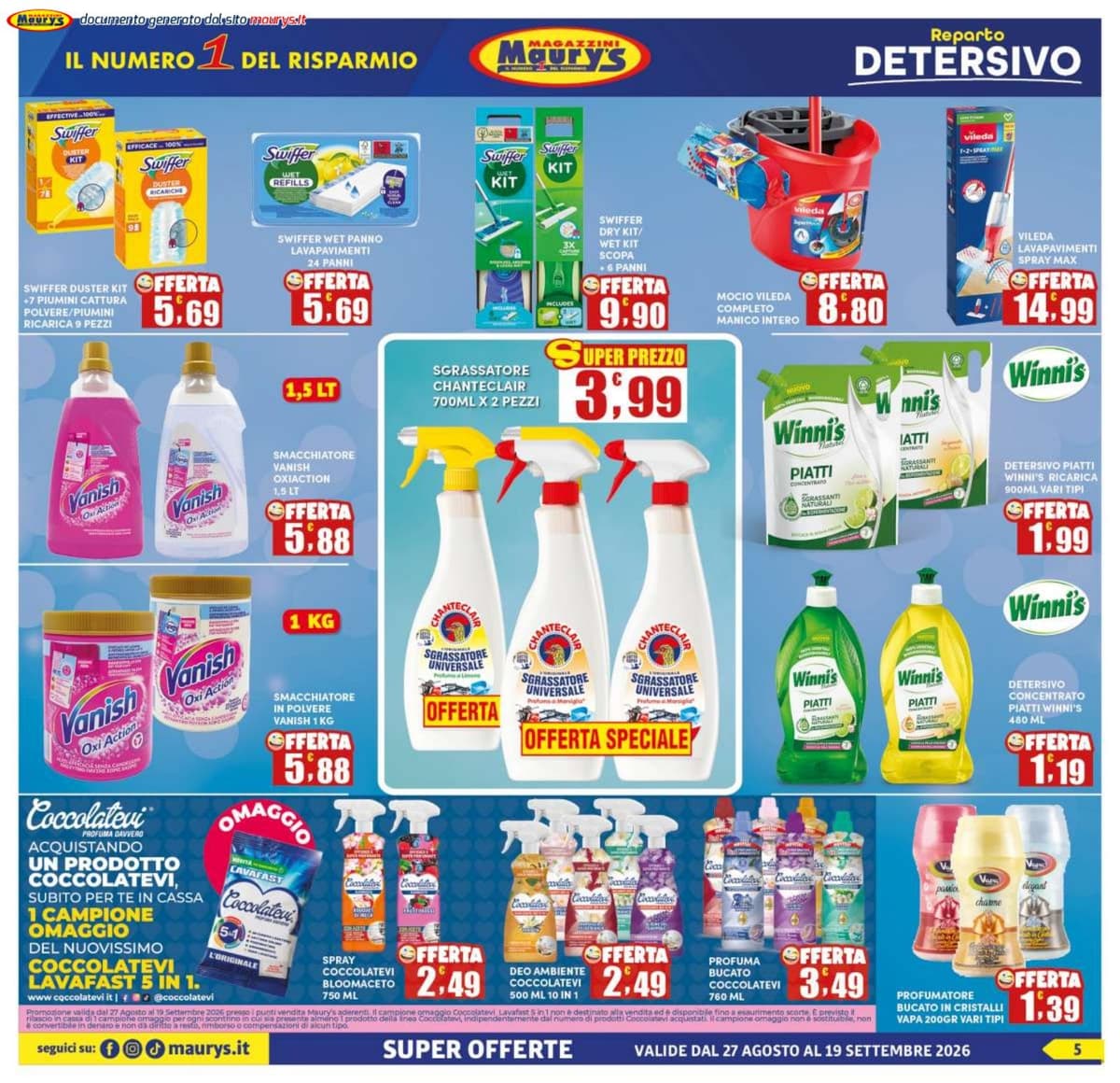 Pagina 5. del volantino Maury's - Offerte Più Risparmio dal 28/08/2026