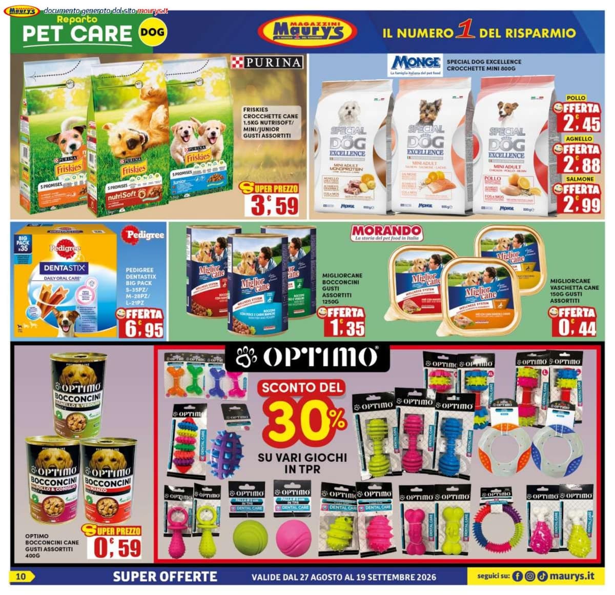 Pagina 10. del volantino Maury's - Offerte Più Risparmio