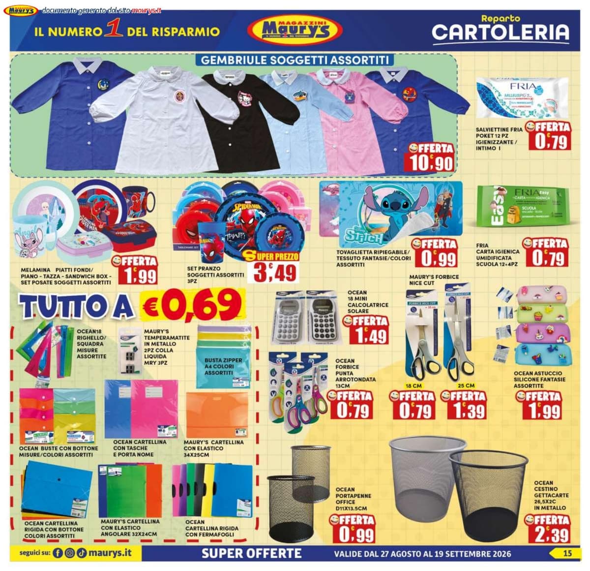 Pagina 15. del volantino Maury's - Offerte Più Risparmio dal 28/08/2026