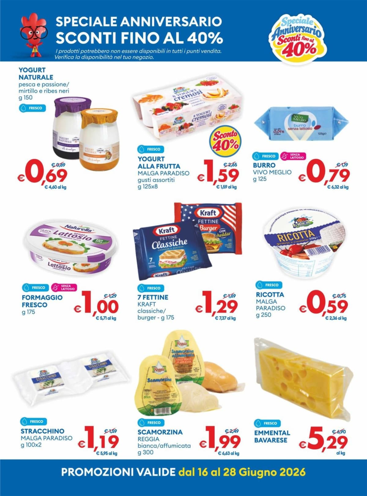 Pagina 2. del volantino MD - Speciale anniversario dal 23/06/2026