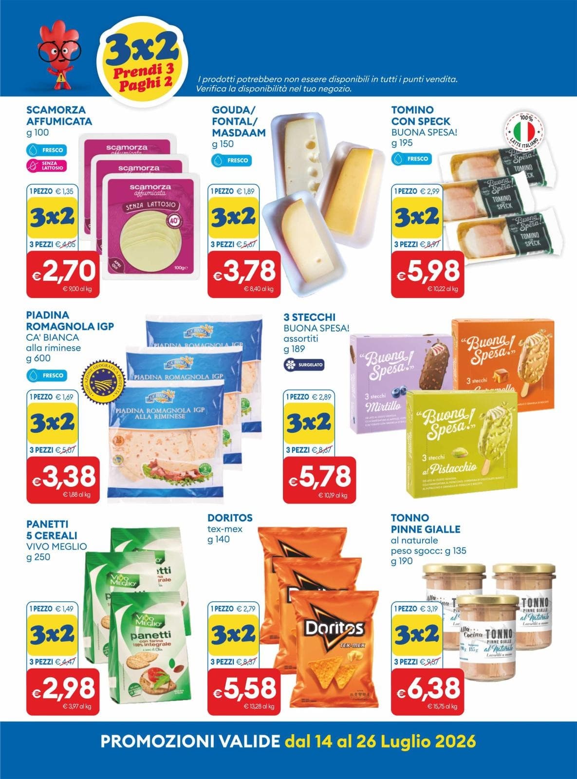 Pagina 2. del volantino MD - Buona Spesa, Italia! dal 28/07/2026
