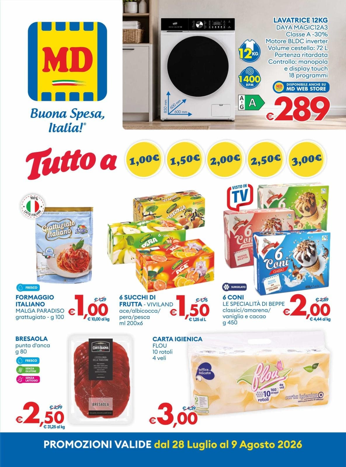 Pagina 1. del volantino MD - Buona Spesa, Italia!