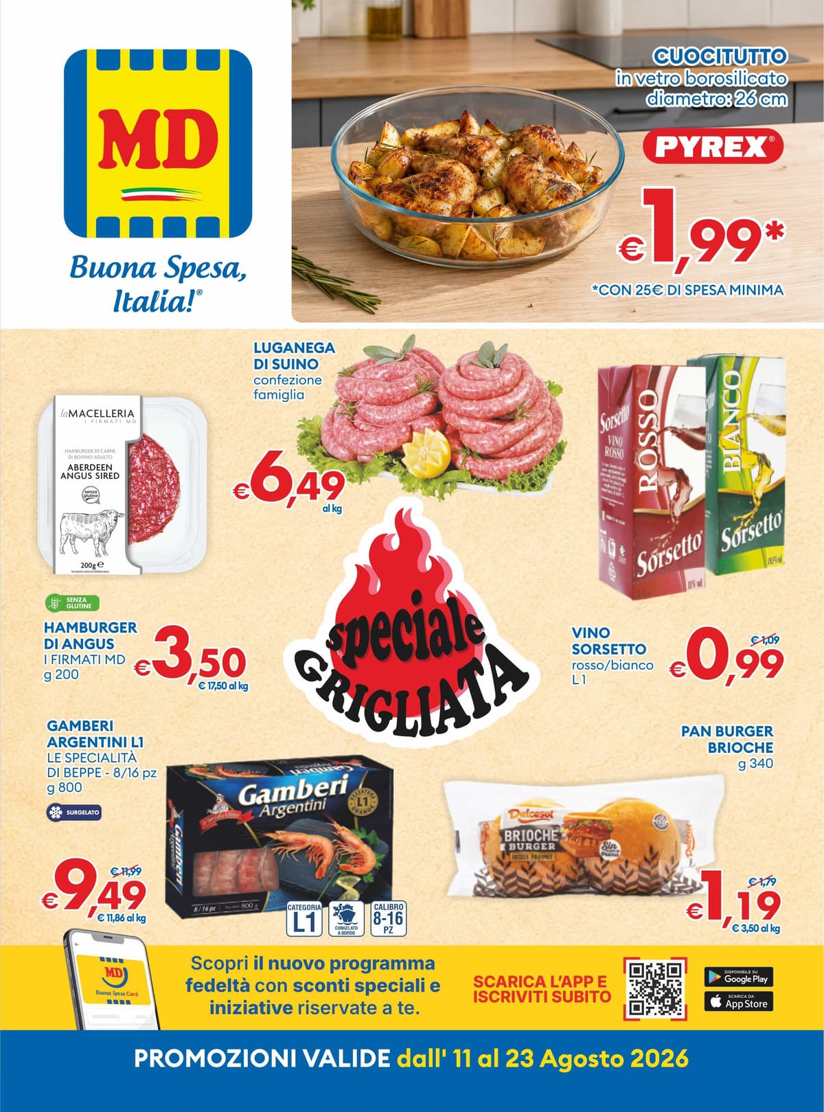 Pagina 1. del volantino MD - Buona Spesa, Italia! dal 23/08/2026