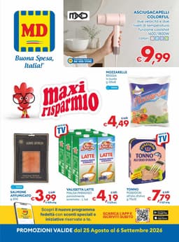 Pagina 1 del volantino MD Buona Spesa, Italia!