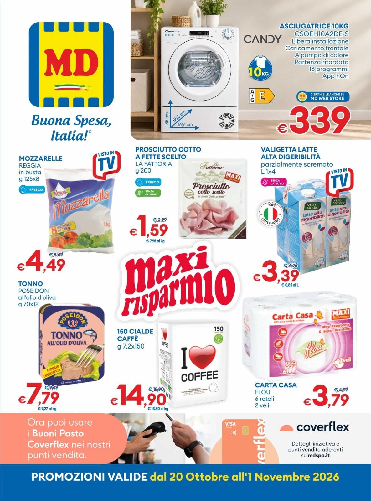 Pagina 1. del volantino MD - Buona Spesa, Italia!