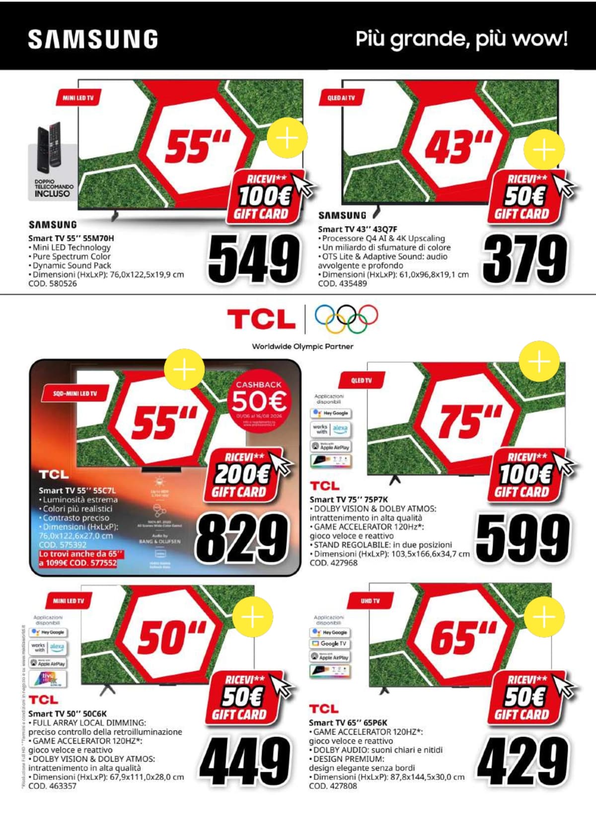 Pagina 4. del volantino MediaWorld - World Cup dal 13/06/2026