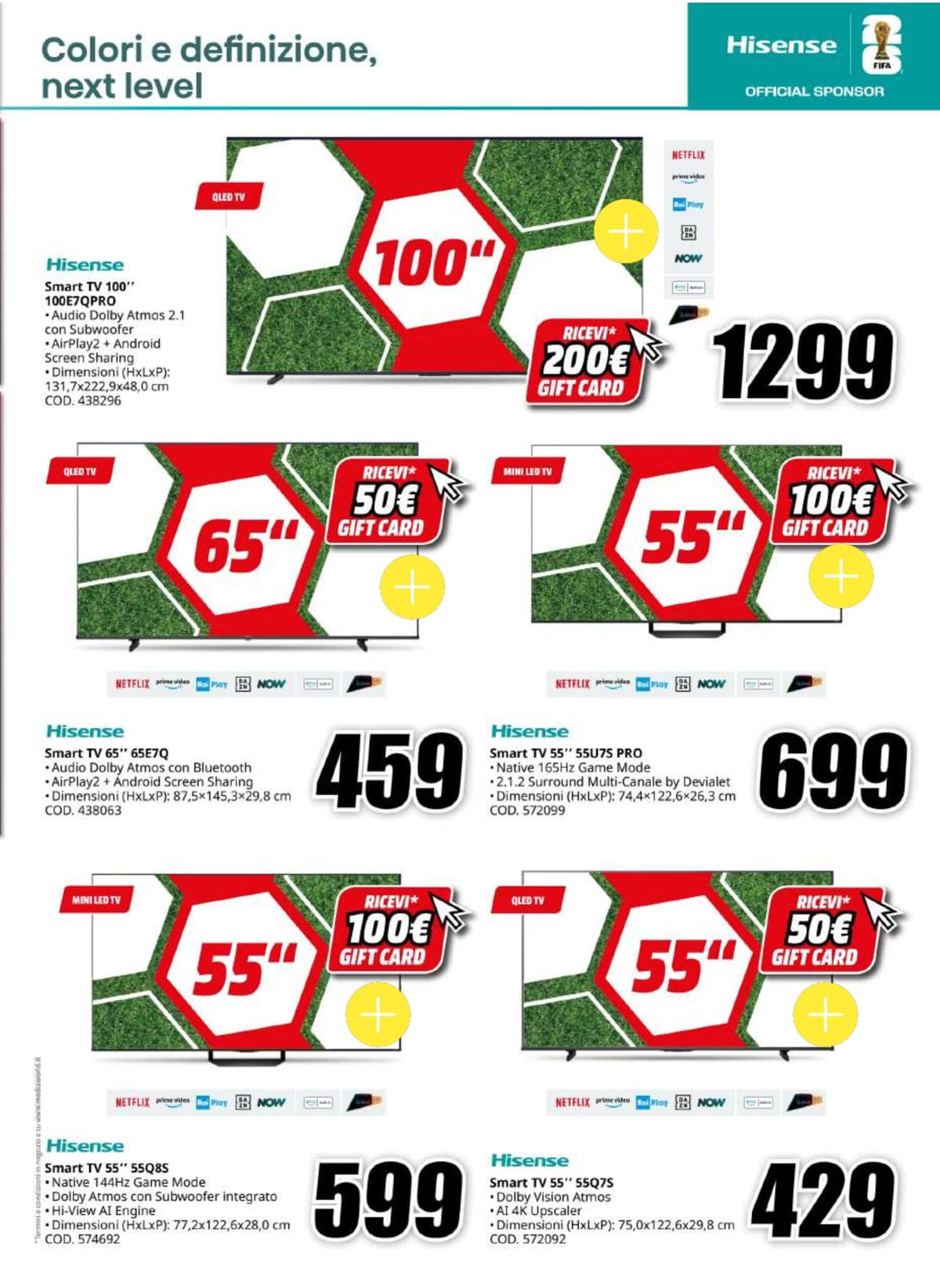 Pagina 7. del volantino MediaWorld - World Cup dal 13/06/2026