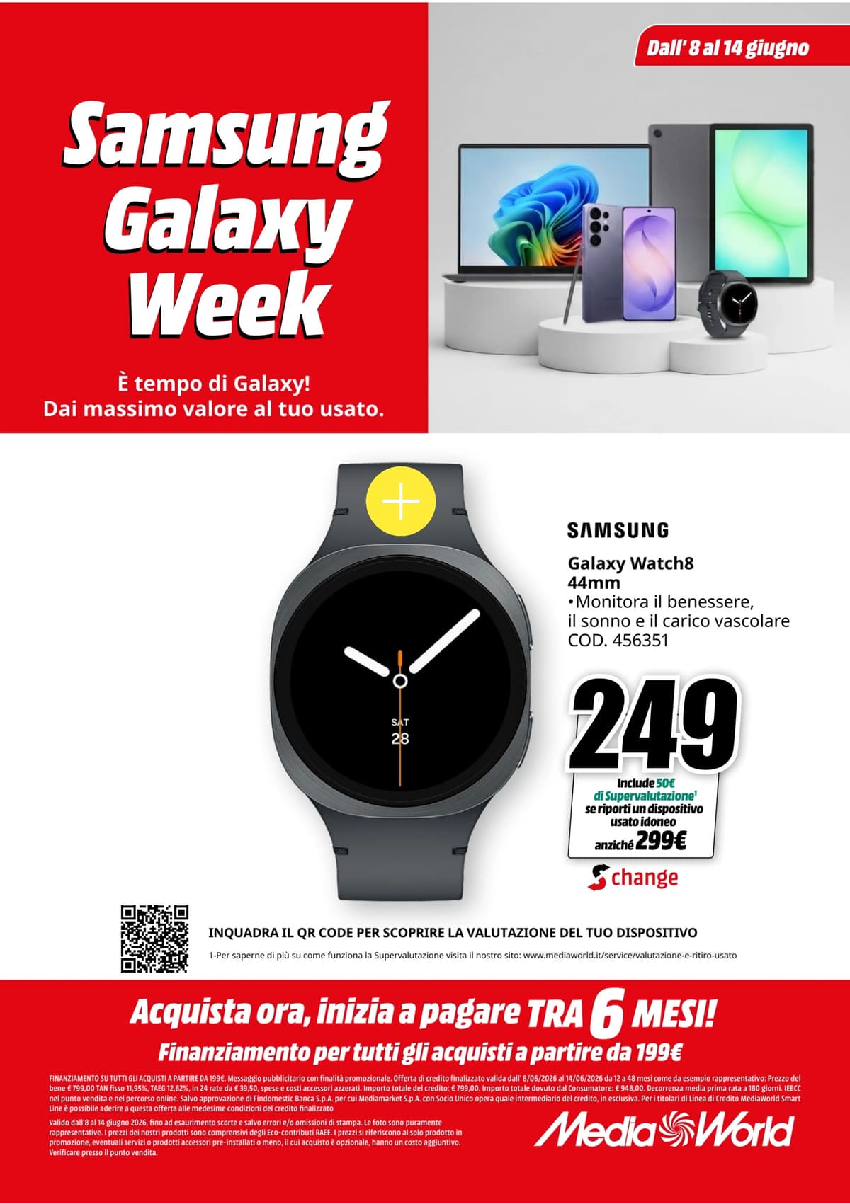Pagina 10. del volantino MediaWorld - Samsung Galaxy Week dal 13/06/2026