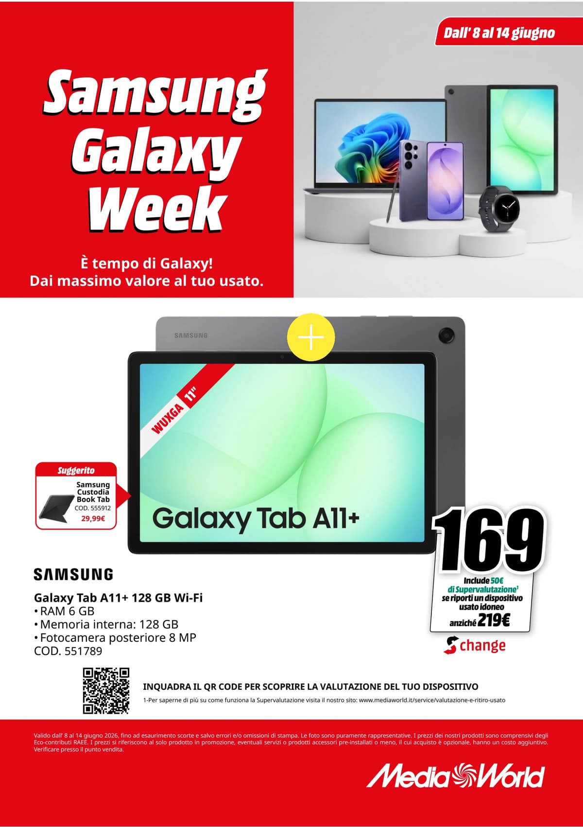 Pagina 3. del volantino MediaWorld - Samsung Galaxy Week dal 13/06/2026