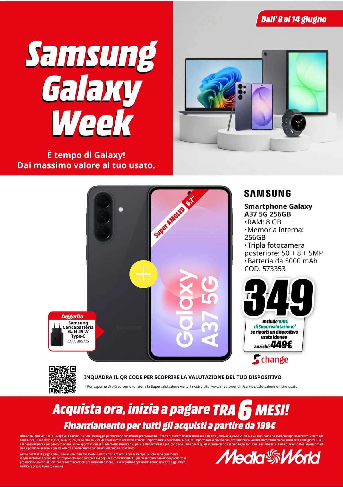 Pagina 5. del volantino MediaWorld - Samsung Galaxy Week dal 13/06/2026