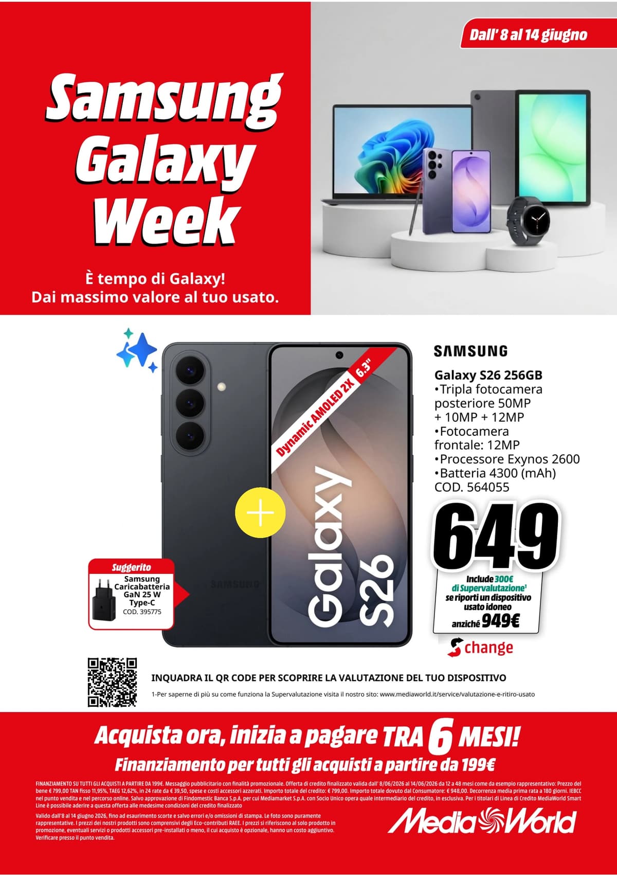 Pagina 7. del volantino MediaWorld - Samsung Galaxy Week dal 13/06/2026
